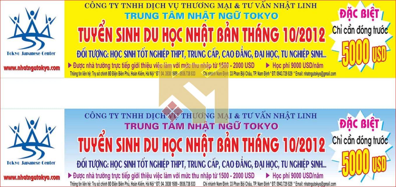 Băng rôn tuyển sinh Băng rôn tuyển sinh