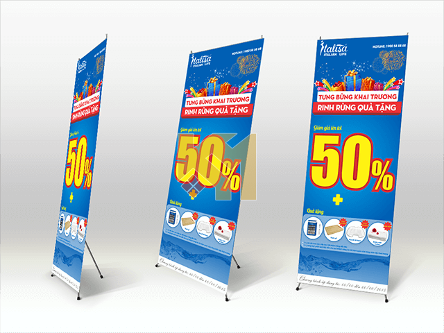 Standee khung sắt Standee khung sắt