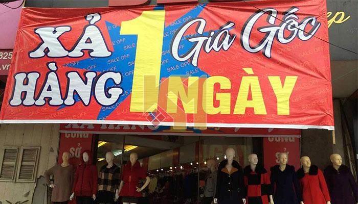 Băng rôn quảng cáo Băng rôn quảng cáo