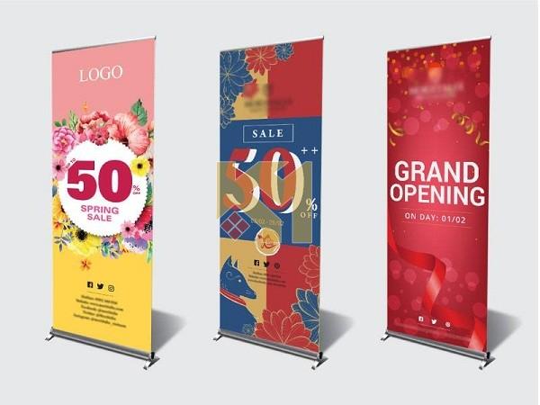 Standee khung sắt Standee khung sắt